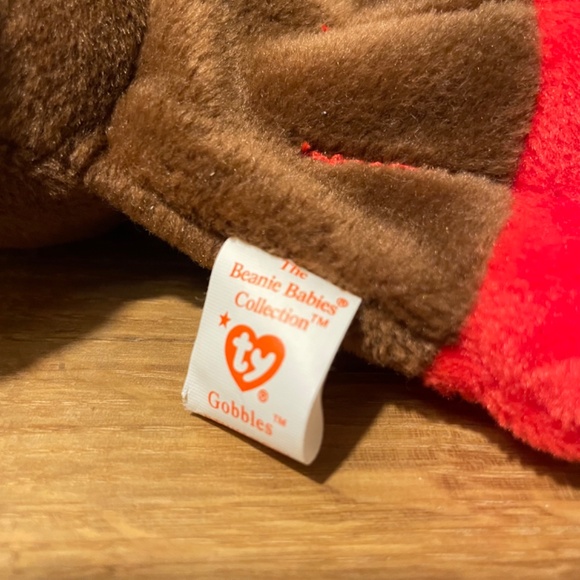 Ty Beanie Babies Gobbles Turkey 1996 – New Tag Protector VINTAGE - Picture 3 of 9